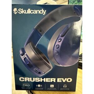 Skullcandy Crusher Evo Wireless Over-Ear Headphones Blue S6EVW-S979 Sensory Bass